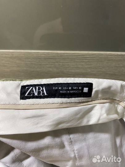 Брюки трубы zara