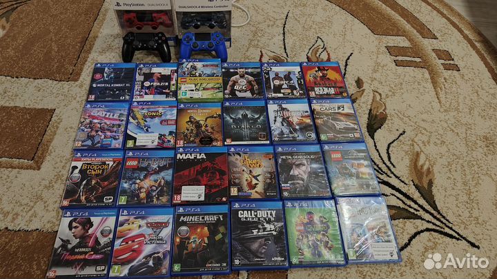 Mortal kombat 11, mafia, dualshock и др. диски ps4