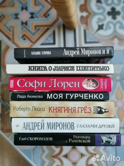 Книги об актерах, актрисах