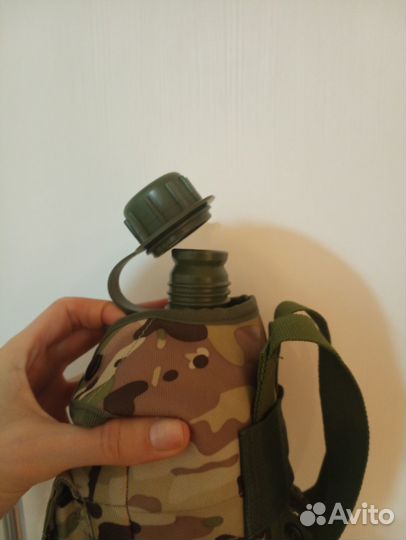 Военная фляга в чехле