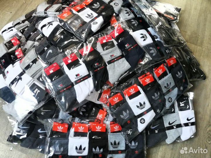 Высокие носки nike adidas