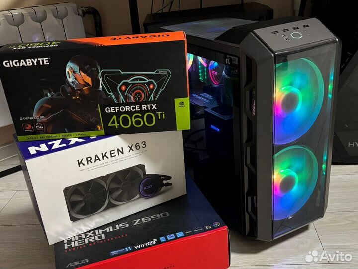 Игровой пк i9 12900k / RTX 4060 ti / DDR5 32Gb