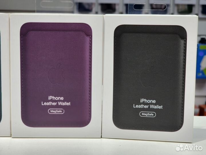 Кардхолдер Leather Wallet Magsafe для iPhone