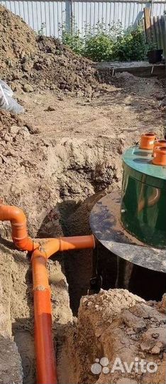 Установка канализации септик под ключ