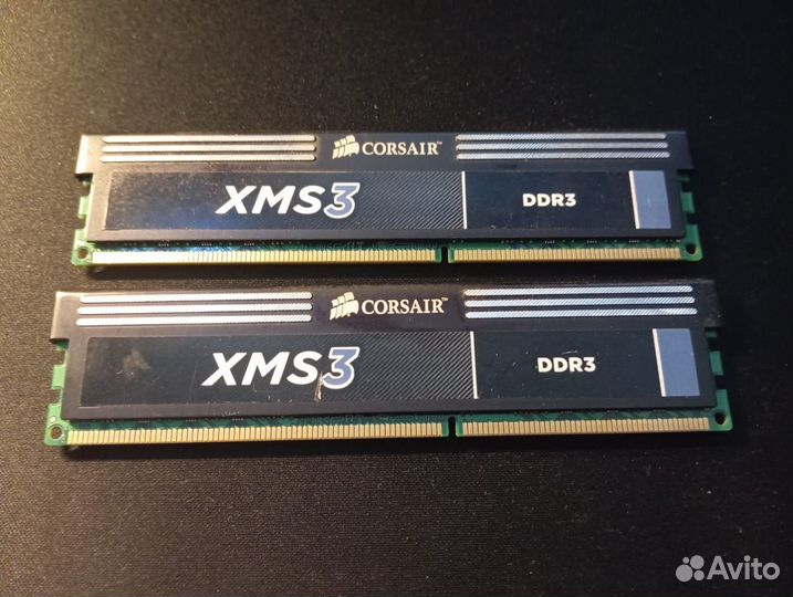 Оперативная память corsair xms3 8 gb (2x4) ddr3 (1