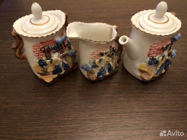 Подарочный набор чайник, сахарница, молочник