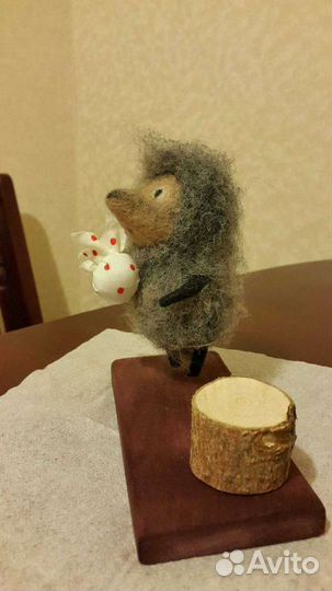 Ежик в тумане валяный