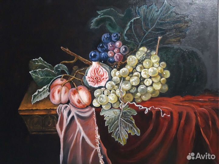 Картина маслом на холсте голландский натюрморт