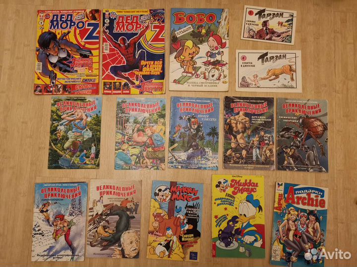 Комиксы, манга, артбуки