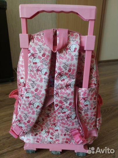 Рюкзак на колёсиках Hello Kitty
