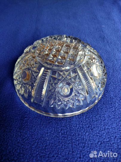 Ваза для фруктов хрусталь СССР