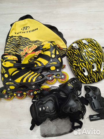 Ролики детские(27-30) +сумка,защита,шлем