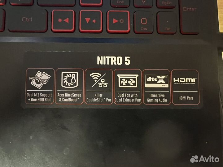 Ноутбук Acer nitro 5 an515-57