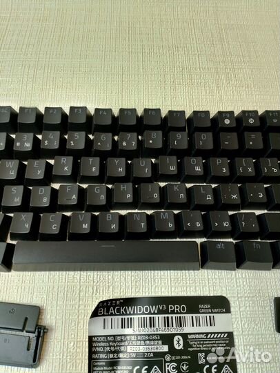 Кейкапы для клавиатуры razer blackwidow V3 PRO