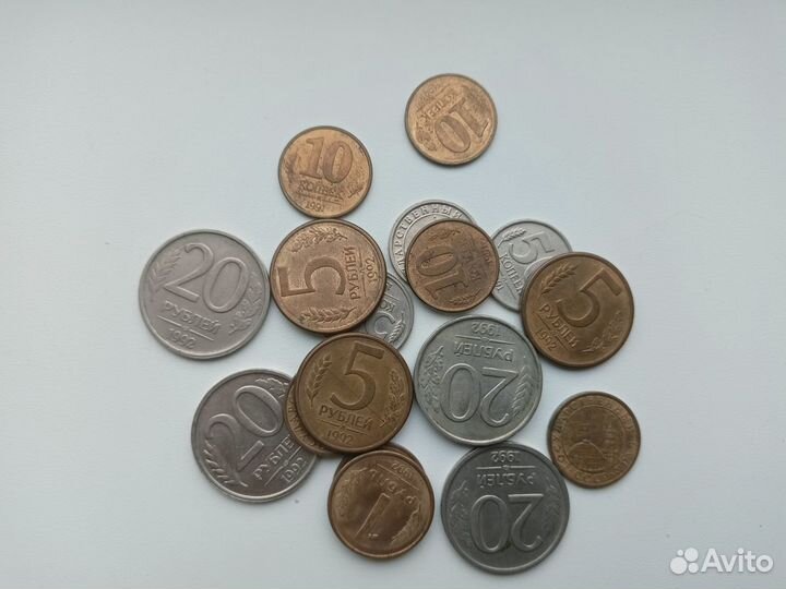 Монеты 1991-1993 г.г