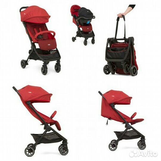 Коляска Joie Pact Lilac стильная прогулочная