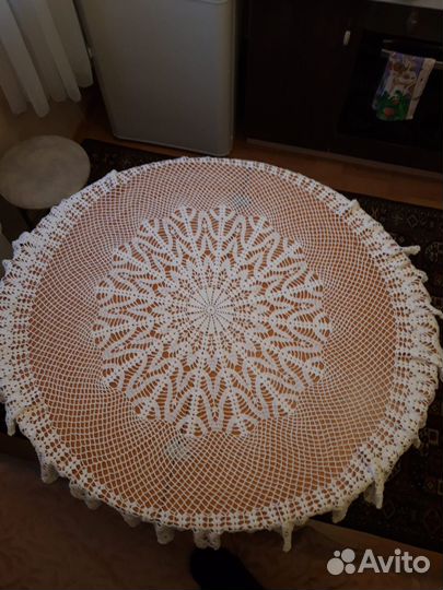 Скатерть вязанная крючком