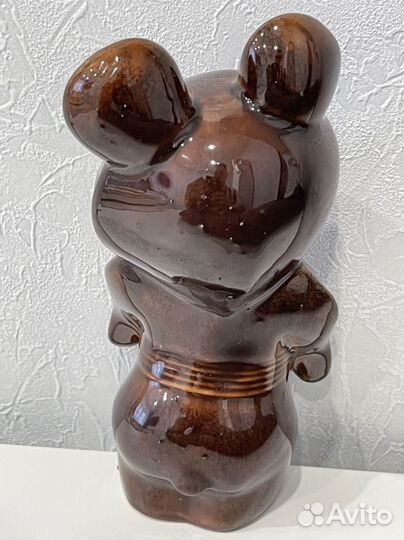 Олимпийский мишка фарфор СССР