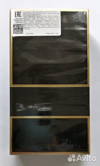 Туалетная вода Carolina Herrera Bad Boy