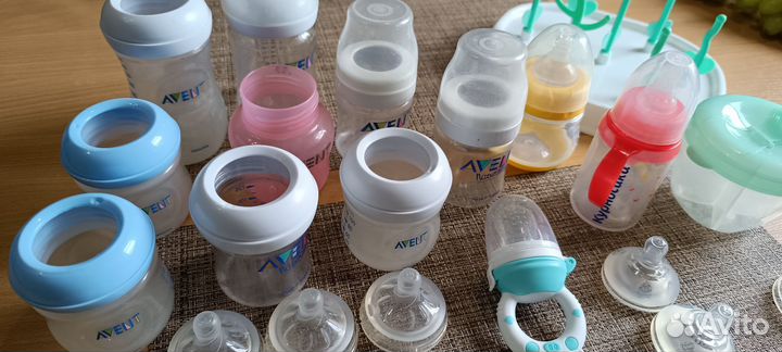 Бутылочки и соски Авент пакетом