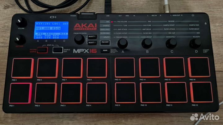 Сэмплер akai mpx16