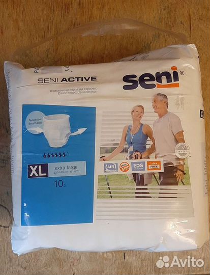 Трусы впитывающие Seni Active, XL