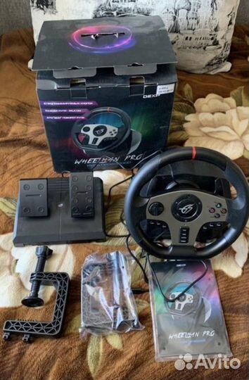 Игровой руль Dexp Wheelman Pro