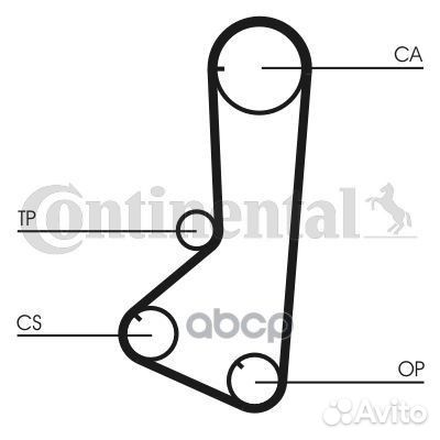 Ремень зубчатый CT839 CT839 Continental