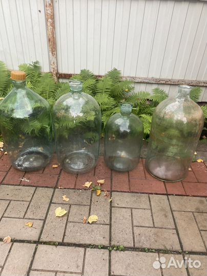 Стеклянная бутылка 20 л