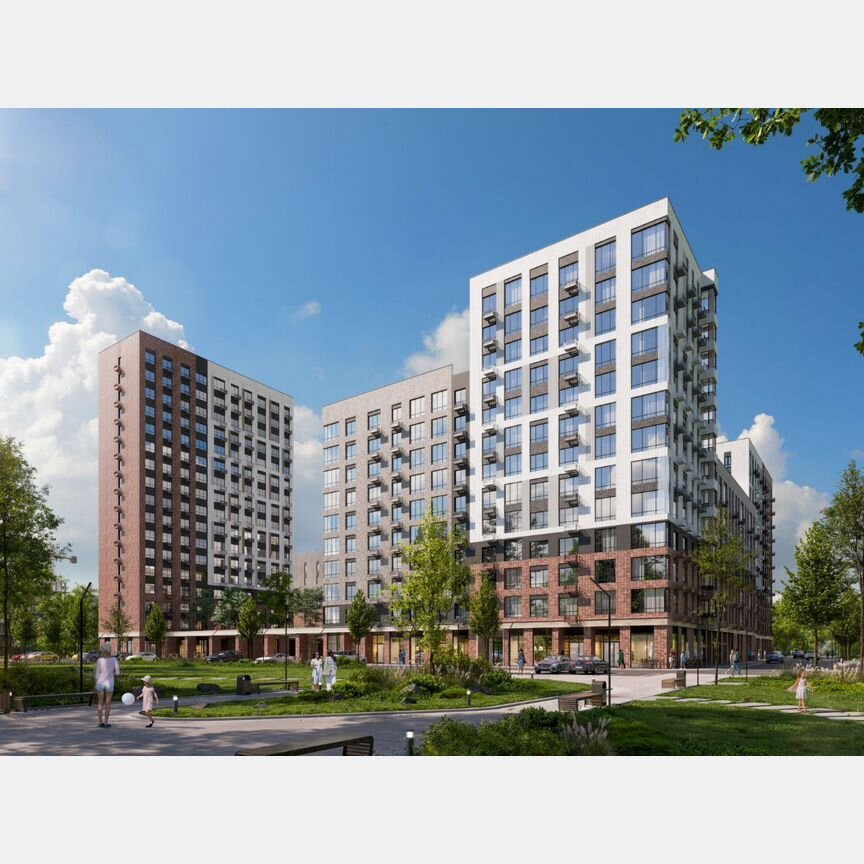 2-к. квартира, 57,6 м², 12/14 эт.