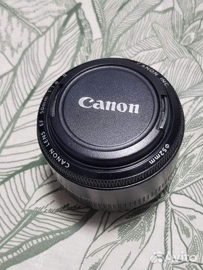 Объектив Canon 50mm 1.8 II