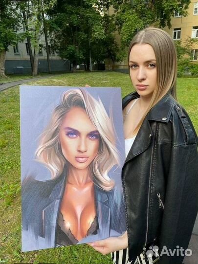 Портрет по фото,картина на холсте