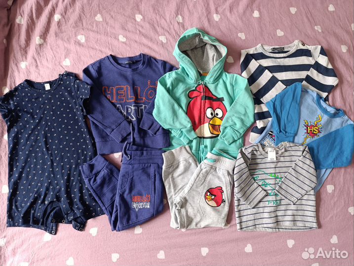Одежда для мальчика пакетом 80-86-92 размер