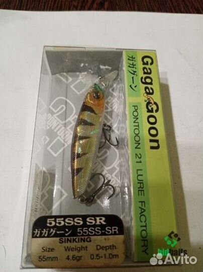 Воблеры 21 pontoon Gaga Goon 55 SS-SR 55mm 4.6g