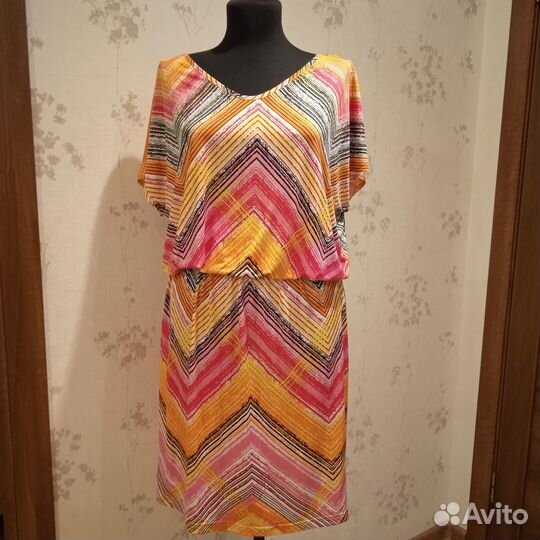 Платье туника пляжное 48 50 и шлепанцы к нему 37 р