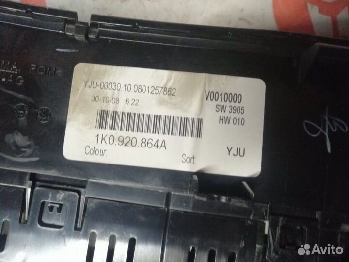 Щиток приборов Volkswagen Golf 6 универсал CAX