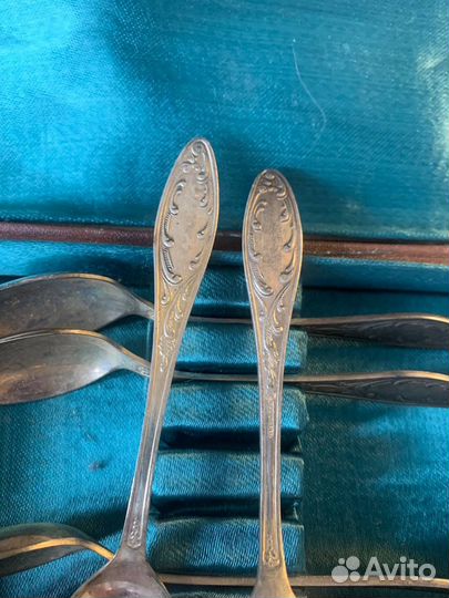 Набор столовых приборов мельхиор СССР