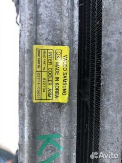 Кассета радиаторов ssangyong kyron