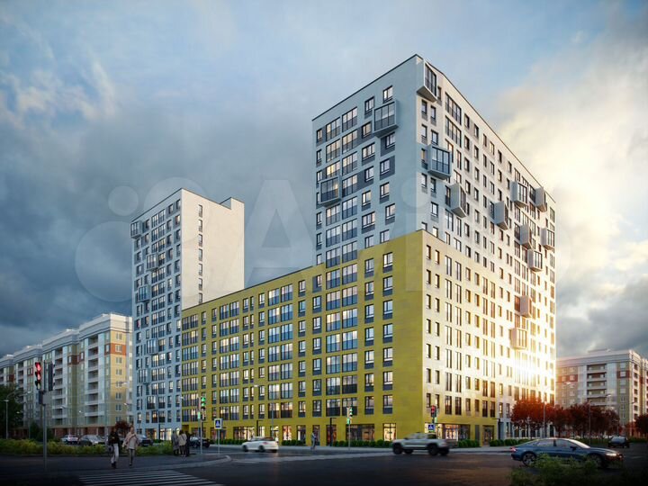 Квартира-студия, 33,5 м², 2/16 эт.