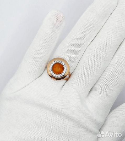 Золотое кольцо 585 пробы с