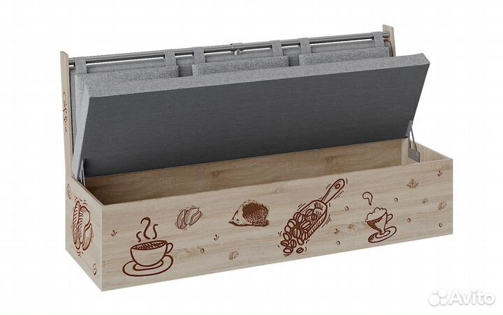 Скамья прямая / кухонный диванчик Роденго новый