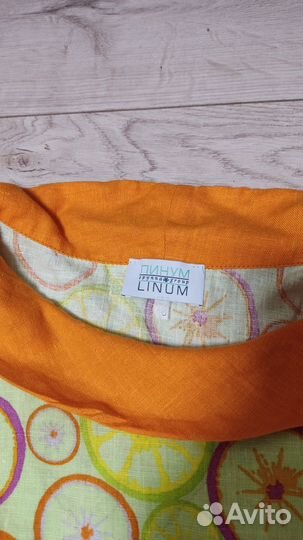 Платье лен 100% 46