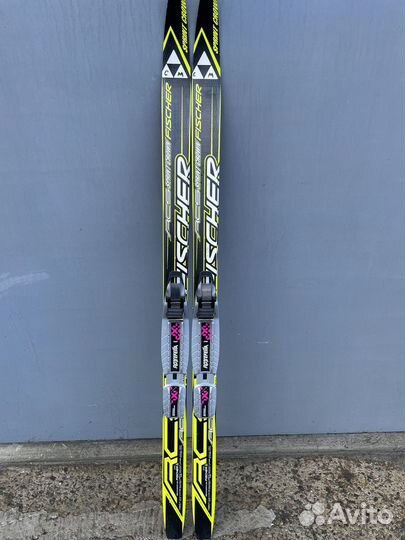 Лыжи fisher 110, палки