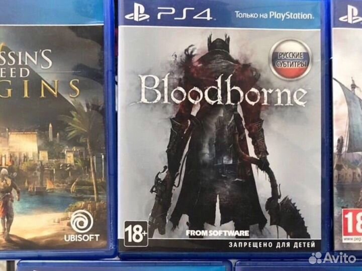 Игры ps4 assassin's creed и bloodborne