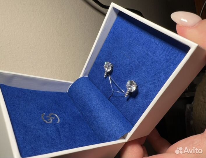 Серьги серебро 925