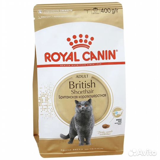 Сухой корм royal canin british shorthair adult для