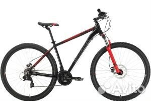 Велосипед Stark22 Hunter 29.2HD чёрный/красный 18
