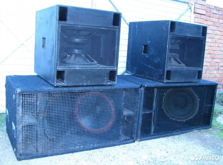 Сабвуферы MAG+PBF 14400W 4ш Pro SUB-218 Нч Колонки