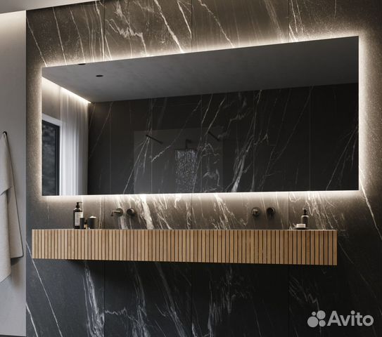 Зеркало с диодной подсветкой в ванную Gwen