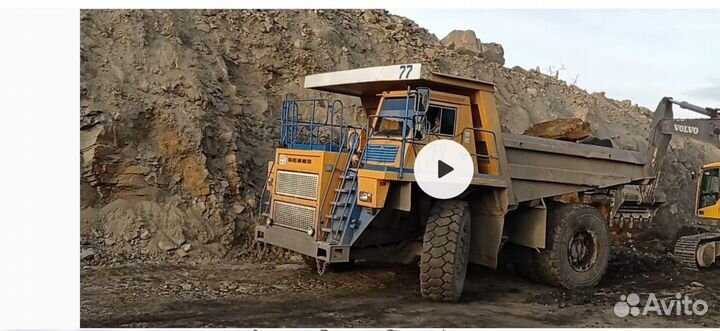 Водитель белаза 7555
